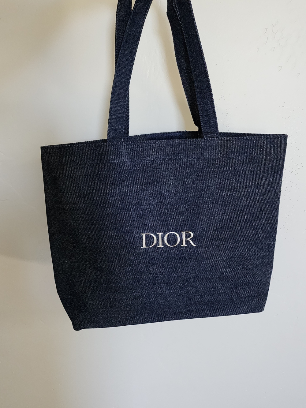 Gwp Navy Denim Tote Bag